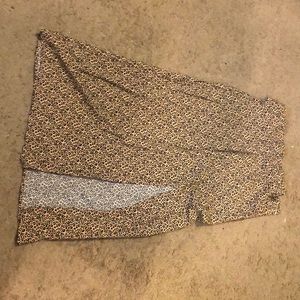 cheetah print midi skirt from pacsun. size L